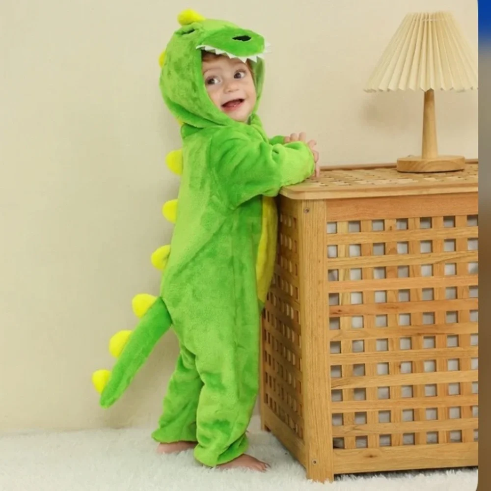 Green Dinosaur Baby Costume